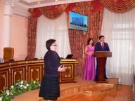 Rewarding employees for the 25th anniversary of the Independence of the Republic of Kazakhstan