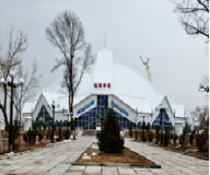 Рабочие устранили нарушения при строительстве шымкентского цирка 